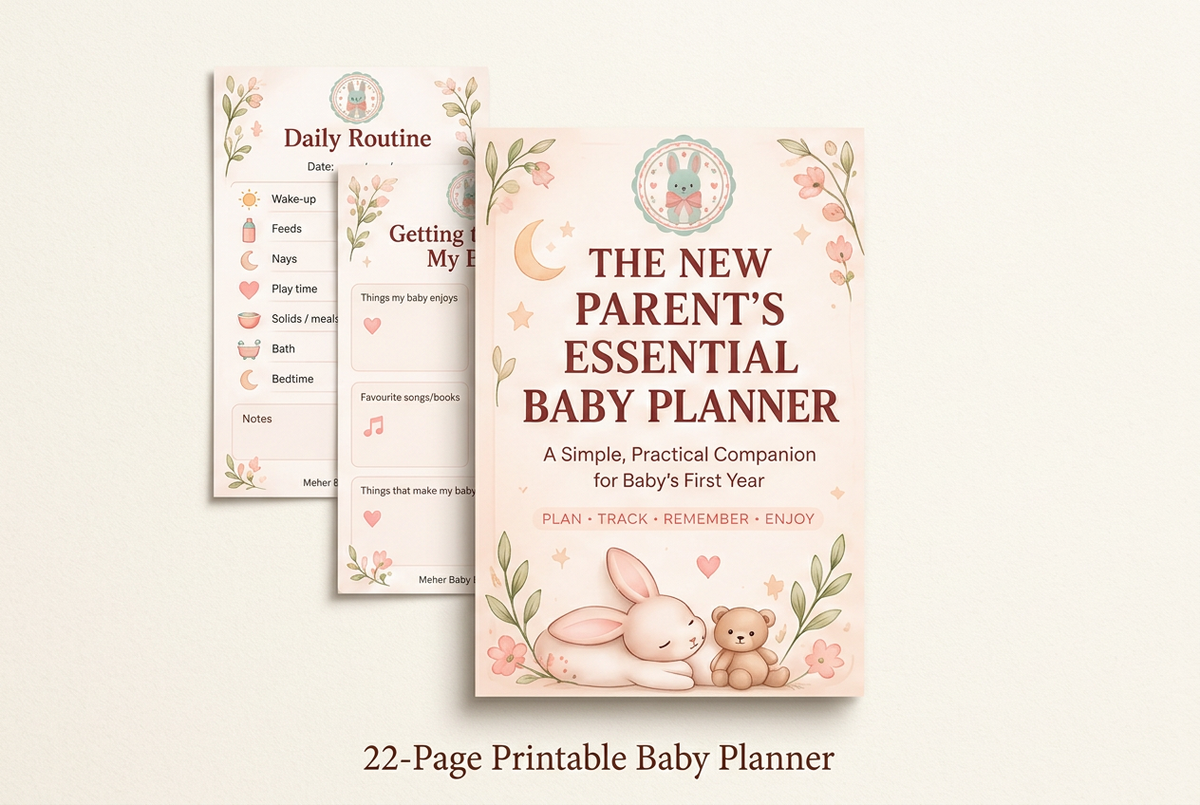 Clean flagship 22-page Baby Planner image