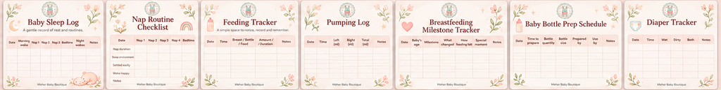 Actual planner pages 8–14