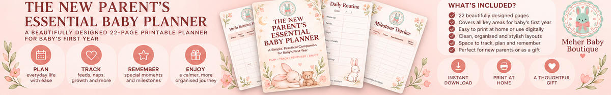 What's included — exact artwork from the planner