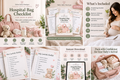 Hospital Bag Checklist promotional collage, Meher Baby Boutique